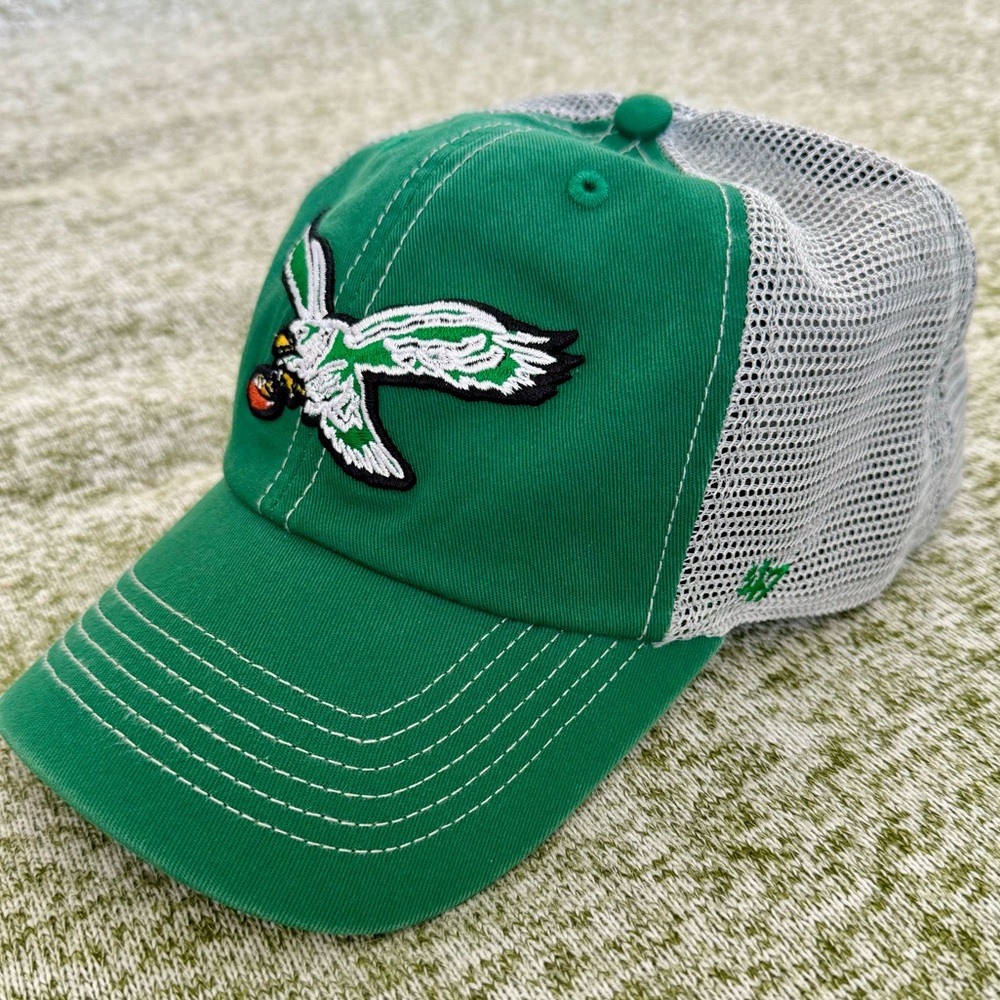 47Brand Philadelphia Eagles Kelly Green Adjustable Hat - OSFA